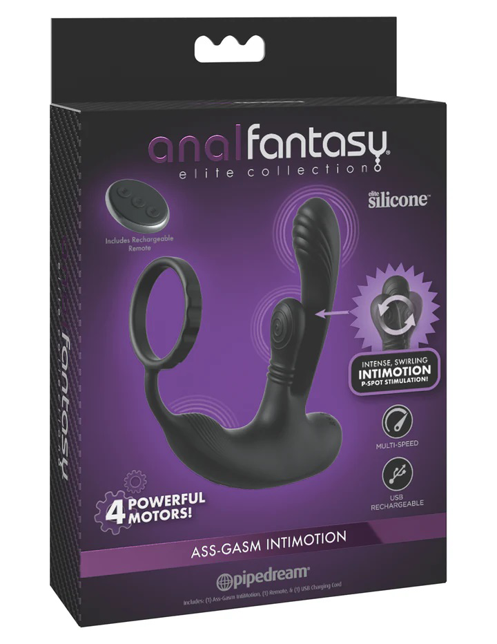 Anal Fantasy Elite Ass Gasm Intimotion - Black image 0 Anal Fantasy Elite Ass Gasm Intimotion - Black - Image 1