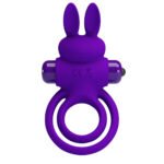 Pretty Love Vibrant Penis Ring III - Purple - Image 6