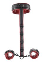 Saffron Neck and Wrist Restraint - Black/red - Image 5