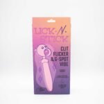 Lick n' Stick Clit Flicker and G-Spot Vibrator - Pink - Image 2