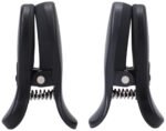 Merci - Vibro Grippers - Wireless Vibrating Nipple Clamps With Rechargeable Case - Black - Image 3