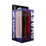Shaft - Model a 10.5 Inch Liquid Silicone Dong  With Balls - Mahogany - Image 3