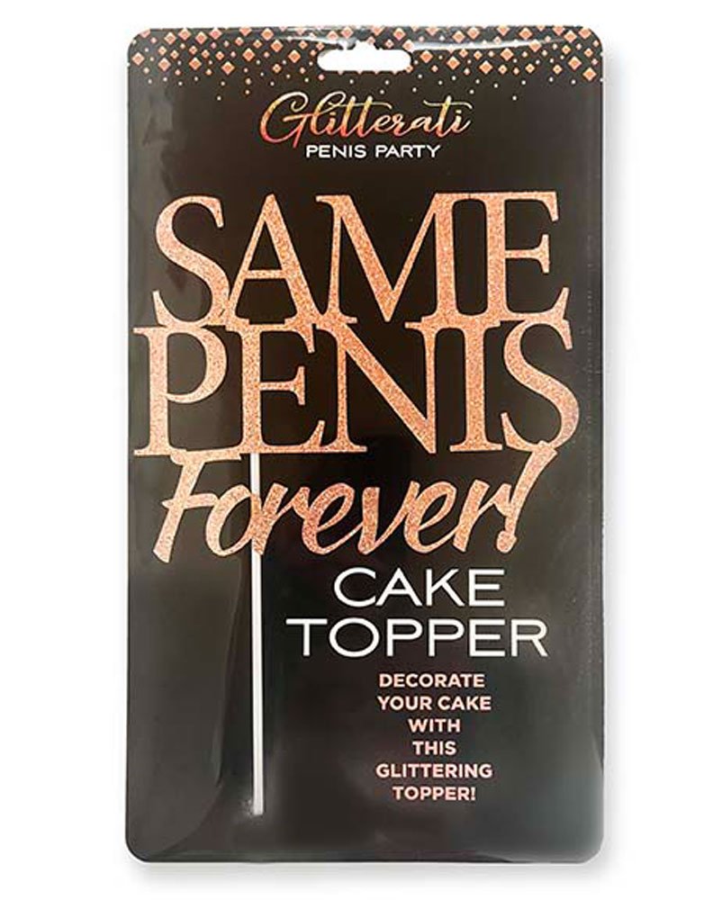 Glitterati Same Penis Cake Topper image 0 Glitterati Same Penis Cake Topper - Image 1