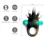Ziggy Pot Leaf USB Rechargeable Vibrating Erection Enhancer Ring - 420 Series - Image 3
