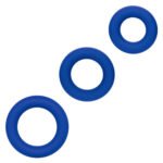 Admiral Universal Cock Ring Set - Blue - Image 6
