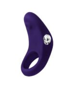 Rev Rechargeable Vibrating C-Ring - Purple - Image 5
