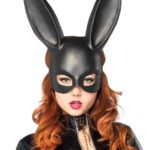 Masquerade Rabbit Mask - Os - Black