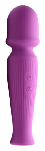 Silicone Wand Massager - Violet - Image 3