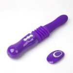 Monroe USB Rechargeable Silicone Thrusting Portable Love Machine - Purple - Image 3