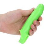 Smooth Stretchy Penis Sleeve - Glow in the Dark - Image 3