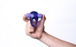 Casey Vibrating Erection Enhancer Ring - Purple - Image 4