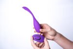 Syrene Remote Control Luxury USB Rechargeable Bullet Vibrator - Purple - Image 5
