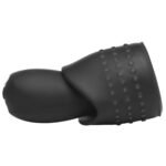 10x Vibrating Penis Head Teaser With Urethral Sounds - Black - Image 2