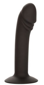 Silicone Curved Anal Stud - Black - Image 5