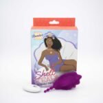 Shell Yeah! Remote Controlled Wearable Panty  Vibrator - Purple - Image 4