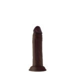 Shaft - Model J 5.5 Inch Liquid Silicone Dong - Mahogany - Image 5