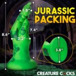 Raptor Claw Fisting Silicone Dildo - Green - Image 4