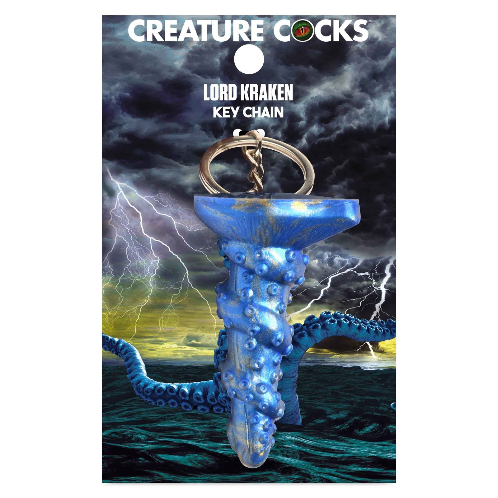 Lord Kraken Keychain - Blue image 0 Lord Kraken Keychain - Blue - Image 1
