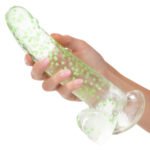Naughty Bits I Leaf Dick Glow-in-the-Dark Weed Leaf Dildo - Glow in the Dark - Image 4