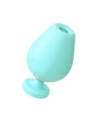 Vino Rechargeable Vibrating Sonic Vibe - Turquoise - Image 4