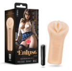 Enlust Emma Male Masturbator With Bullet Vibrator - Beige
