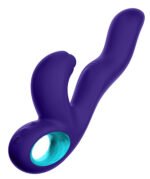 Klio Triple Action Thumping Rabbit Vibrator - Dark Purple - Image 2
