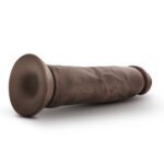 Dr. Skin Plus - 9 Inch Posable Thick Dildo - Chocolate - Image 3