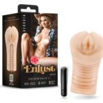 Enlust Georgia Male Masturbator With Bullet Vibrator - Beige