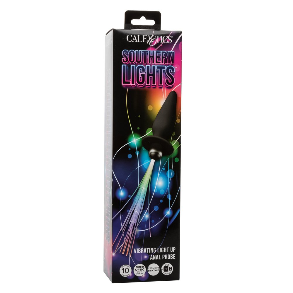 Southern Lights - Vibrating Light Up Anal Probe - Black image 0 Southern Lights - Vibrating Light Up Anal Probe - Black - Image 1