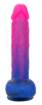 Naughty Bits Ombre Hombre XL Vibrating Dildo - - Pink/purple - Image 5