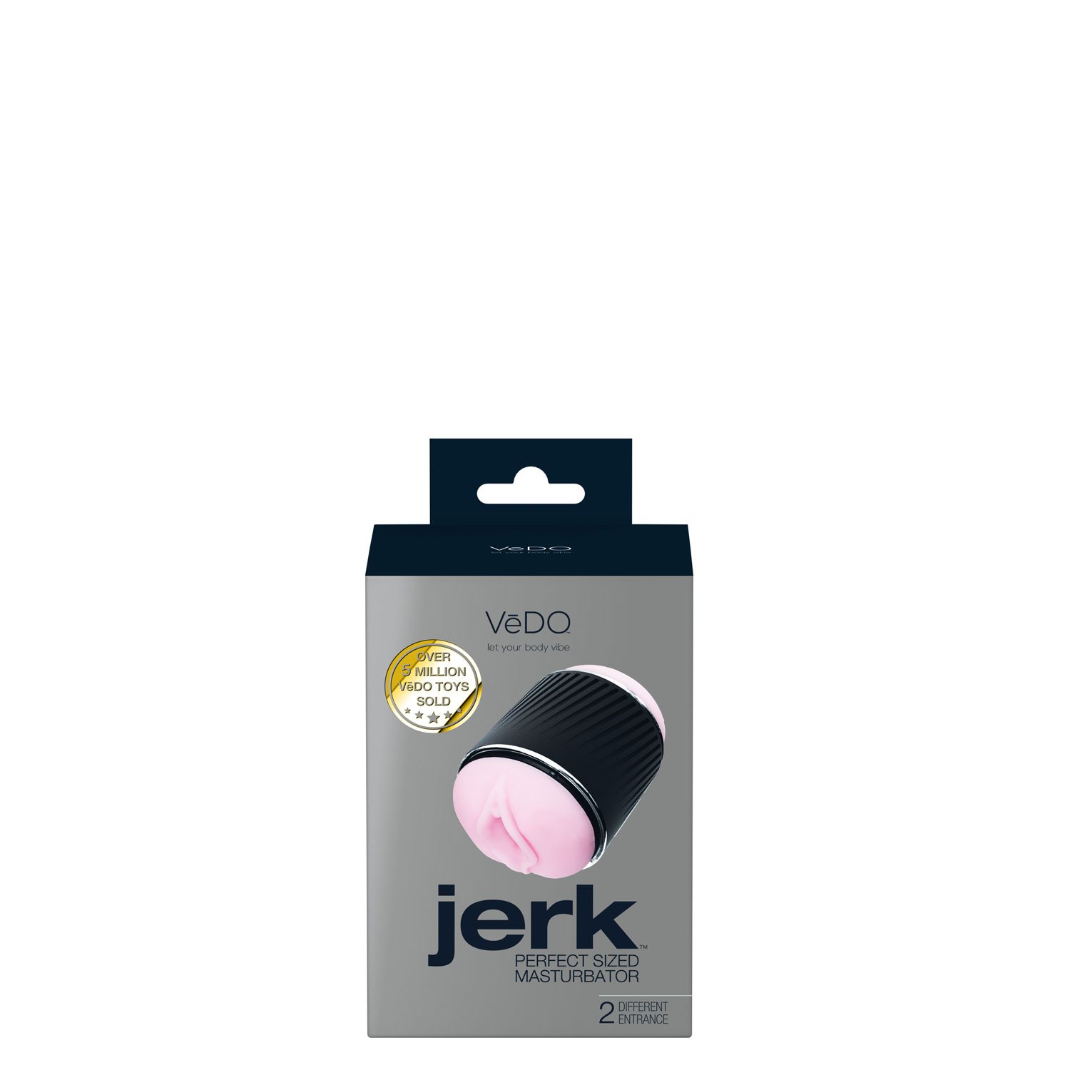 Jerk Perfect Sized Masturbator - Pink image 0 Jerk Perfect Sized Masturbator - Pink - Image 1