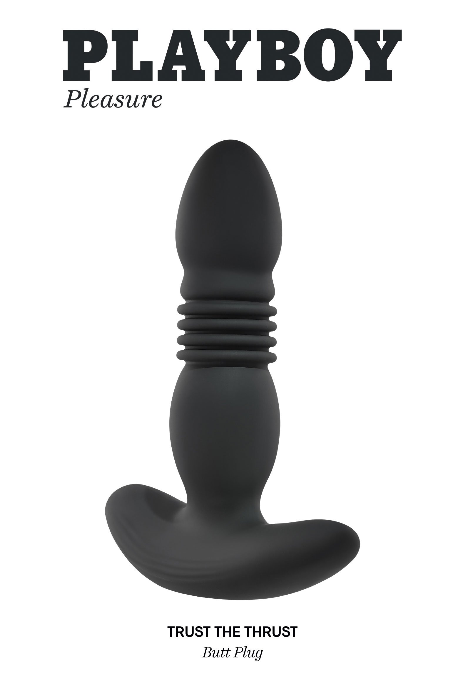 Playboy Pleasure - Trust the Thrust - Butt Plug - Black image 0 Playboy Pleasure - Trust the Thrust - Butt Plug - Black - Image 1