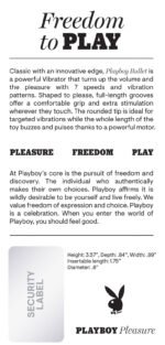 Playboy Pleasure - Playboy Bullet - Vibrator - Dark Purple - Image 2