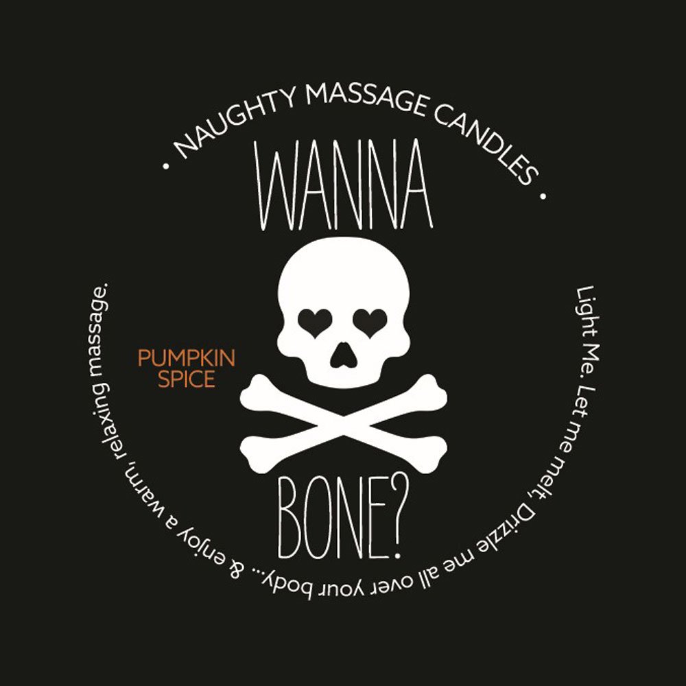 Naughty Massage Candle - Wanna Bone - Pumpkin Spice image 0 Naughty Massage Candle - Wanna Bone - Pumpkin Spice - Image 1