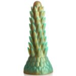 Stegosaurus Spiky Reptile Silicone Dildo - Green - Image 3