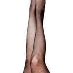 Sam - Fishnet Thigh High - Size B - Black