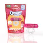 Screaming O 4b - Owow Super Powered Vibrating Ring - Strawberry - Image 4
