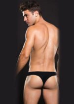 Envy Microfiber Thong - Large/xlarge - Black - Image 2