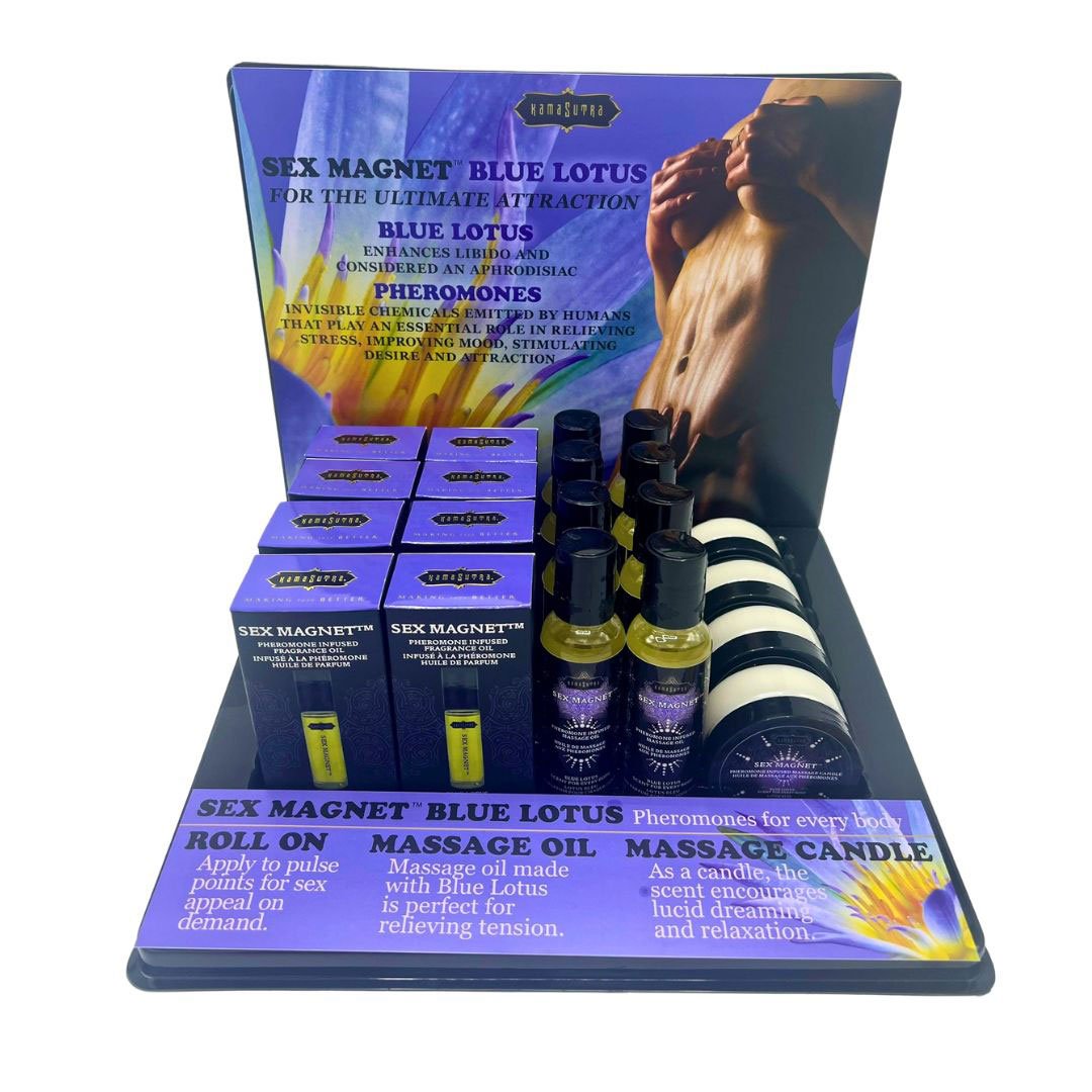Blue Lotus Sex Magnet Pheromone Prepack Display image 0 Blue Lotus Sex Magnet Pheromone Prepack Display - Image 1