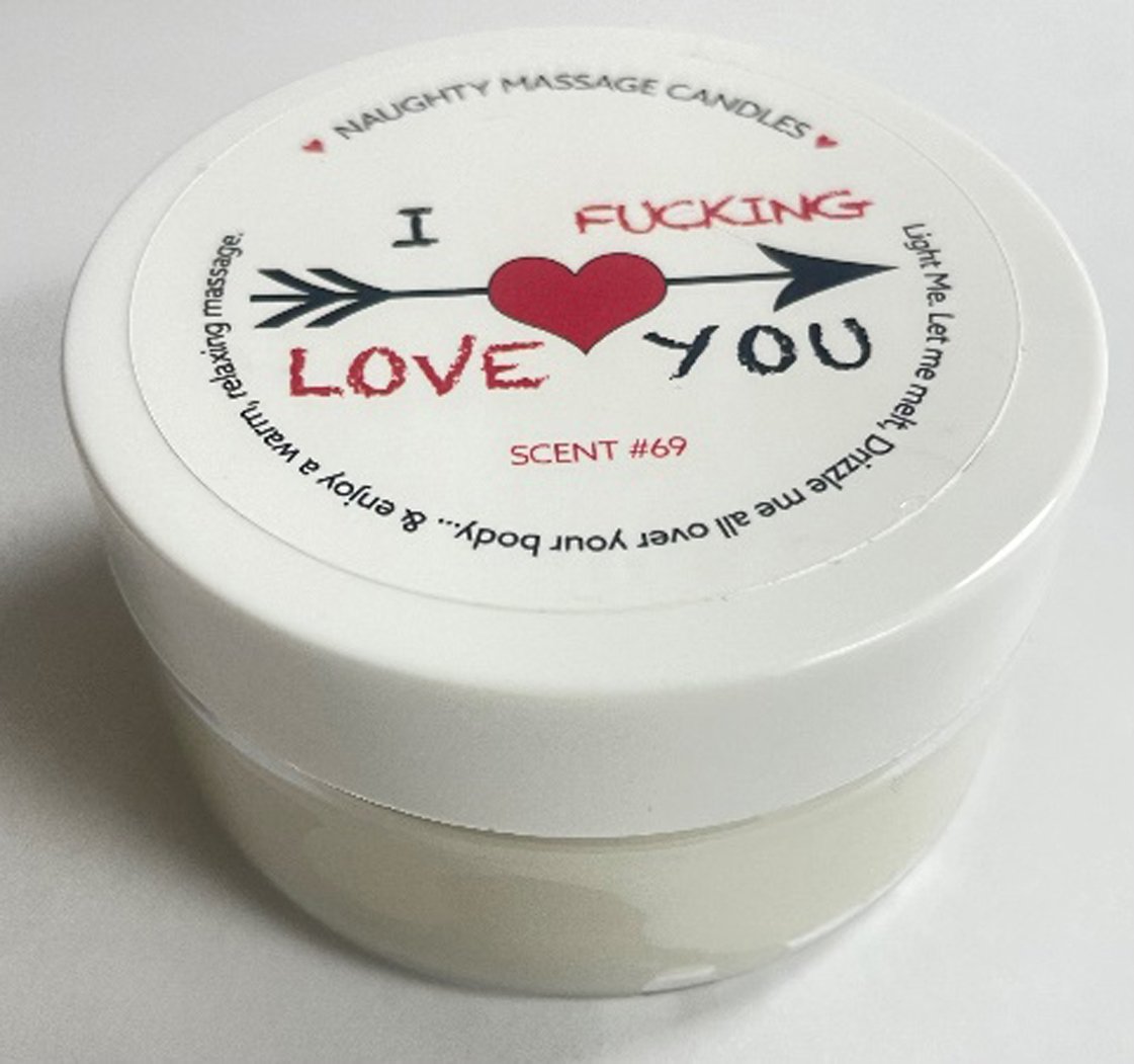 I F-Ing Love You Massage Candle - Madagascar Vanilla 1.7 Oz image 0 I F-Ing Love You Massage Candle - Madagascar Vanilla 1.7 Oz - Image 1