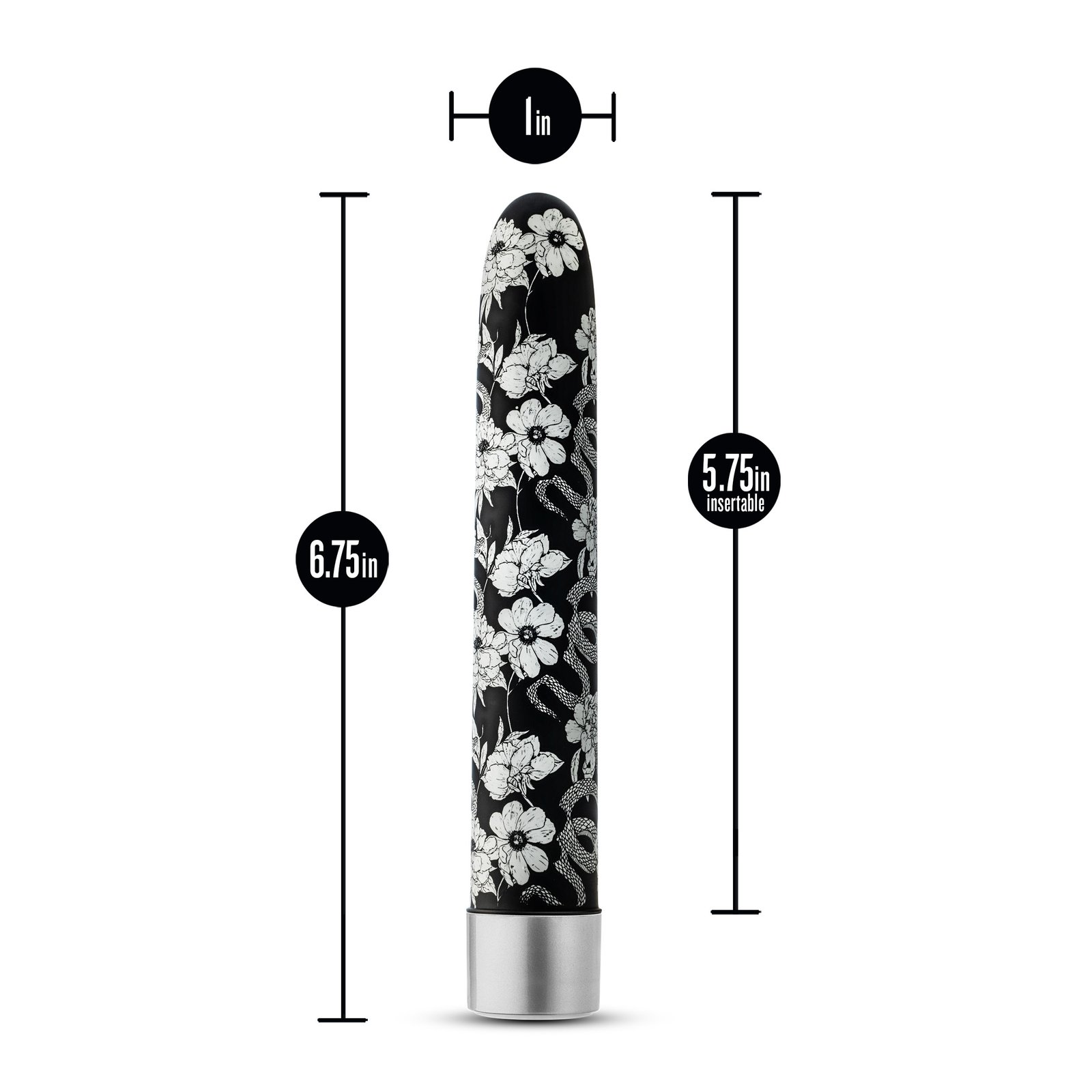 The Collection - Eden - 7 Inch Rechargeable Vibe - Black image 0 The Collection - Eden - 7 Inch Rechargeable Vibe - Black - Image 1