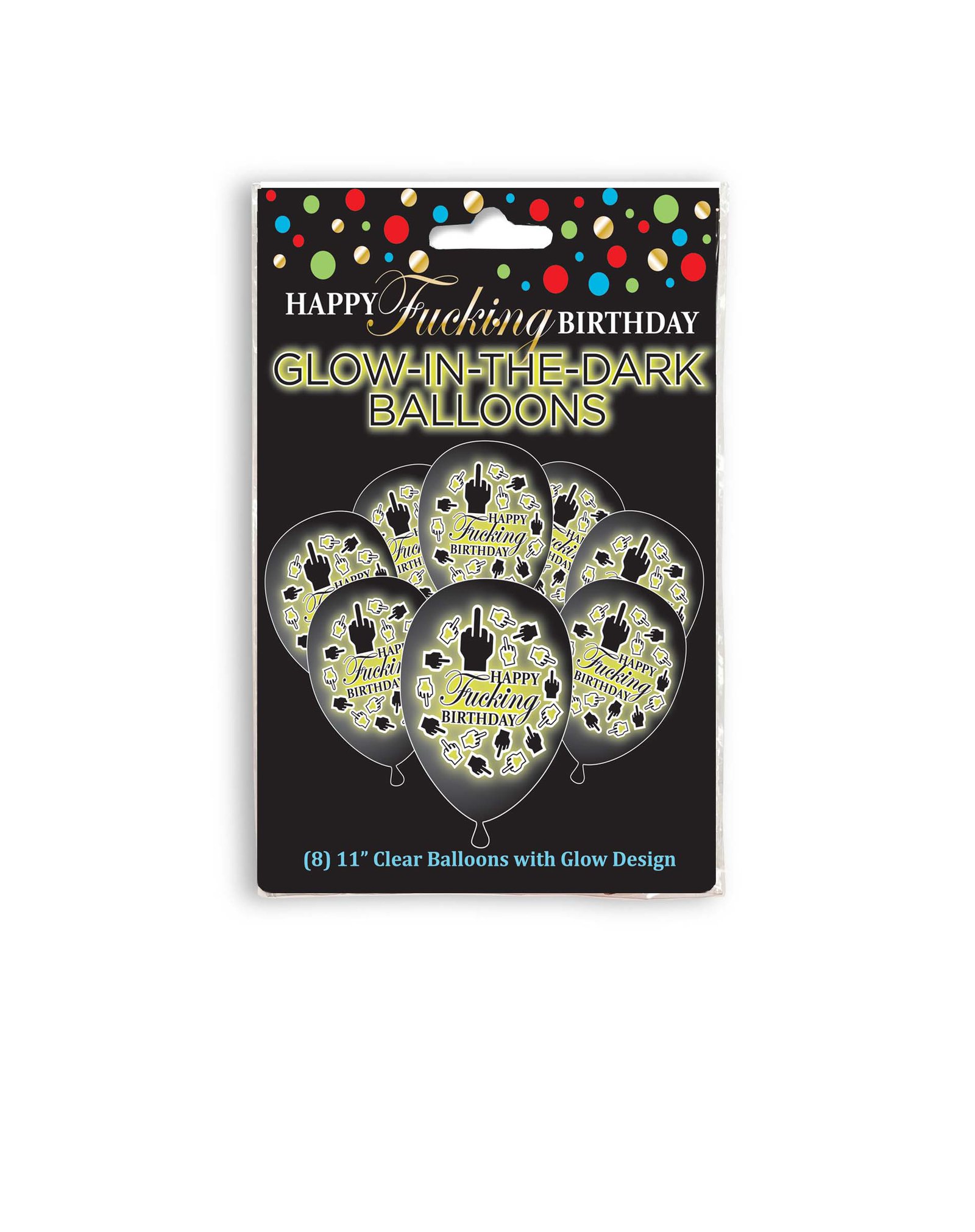 Happy Fucking Birthday Glow Balloons image 0 Happy Fucking Birthday Glow Balloons - Image 1