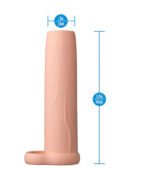 Performance 5.75 Inch Enhancement Sleeve - Beige - Image 4