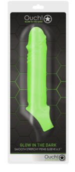 Smooth Stretchy Penis Sleeve - Glow in the Dark - Image 5