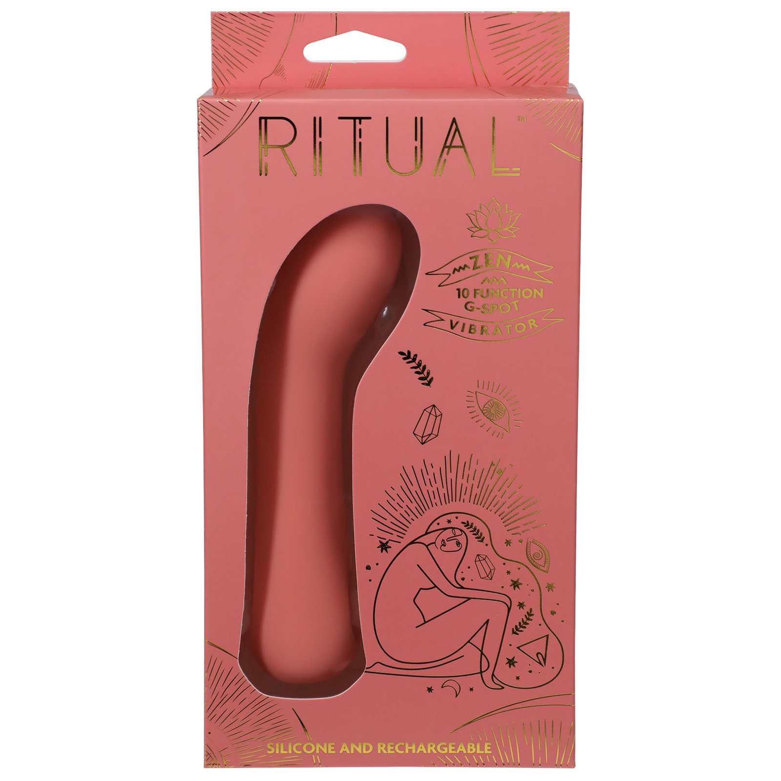 Ritual - Zen - Rechargeable Silicone G-Spot Vibe - Coral image 0 Ritual - Zen - Rechargeable Silicone G-Spot Vibe - Coral - Image 1