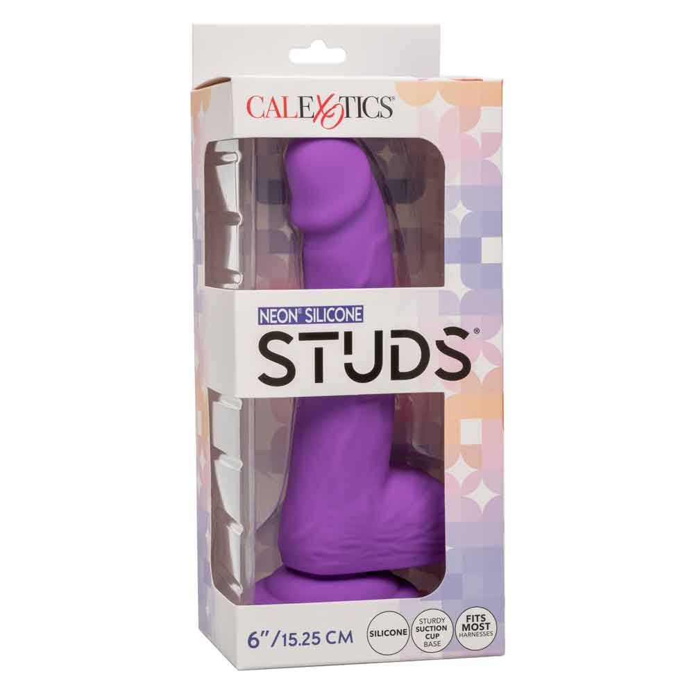 Neon Silicone Studs 6 Inch - Purple image 0 Neon Silicone Studs 6 Inch - Purple - Image 1