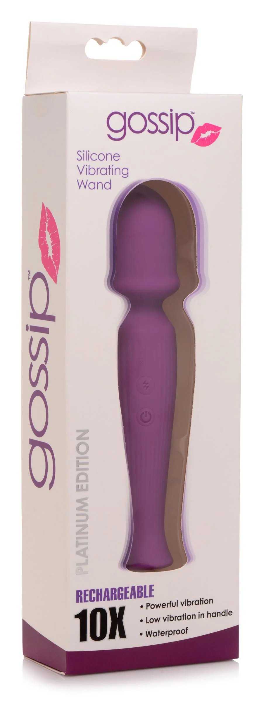 Silicone Wand Massager - Violet image 0 Silicone Wand Massager - Violet - Image 1
