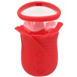 Lily Lover Sucking and Vibrating Clitoral Stimulator- Red - Image 3