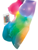 Pdx Elite After Dark Series Go-Go Bator Led Mega Masturbator - Frosted - Image 2