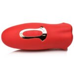 Lickgasm Kiss and Tell Mini Kissing and Vibrating Clitoral Stimulator - Red - Image 2